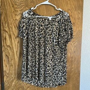 Leopard Print Women's Top